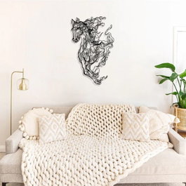 Wallity Metal Horse Line Art - APT724 v2